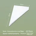 Extra large 25x35cm thickened disposable pastry bag made of durable HDPE material - Bag / Thickened Extra Large / Clear