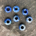 Lapis lazuli blue natural stone abacus beads 8x14mm with 5mm large hole for DIY jewelry - Lapis Lazuli