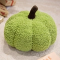 Coussin citrouille en peluche vert herbe au tissu polaire pour la décoration - Vert / 20cm