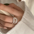 Elegant sterling silver spiral ring featuring a minimalist wrap design for women - Spiral Metal Fashion Style(JZ0740)