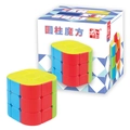 FanXin cylindrical 3-layer speed cube toy with four classic colors and packaging - FX7768 3-layer Cylinder Cube