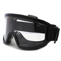 Outdoor sports goggles with black frame and clear lens, ideal for skiing and cycling - Black Frame Clear Lens