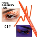 Crayon eye-liner orange fluo UV numéro 01 pour maquillage du visage et du corps étanche - N°01