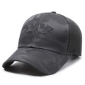 Cappellino da baseball mimetico grigio scuro con ricamo A-KURTZ e rete traspirante - Regolabile / grigio scuro