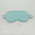 Mint green silk-like sleep mask with elastic strap for light blocking and eye protection - Fresh Green 69#