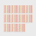Set of 10 sheets featuring colorful cartoon animal and smiley face reward stickers - Panda Smile / 10 Sheets/Pack