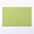 Light green rectangular woven heat-resistant PVC placemat with premium texture - New Green
