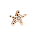 Goldener Seestern-Anhänger mit Strasssteinen für 10mm DIY Armband-Zubehör - Seestern Stil / Gold