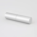 Portable silver aluminum refillable perfume spray bottle with sleek matte finish - 8ml / Matte Silver
