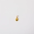 Charming golden cowboy hat pendant crafted from polished brass for DIY necklaces - Cowboy Hat Pendant / Gold