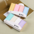 Rubans de satin à volants aux couleurs macaron en boîte PVC, ensemble plissé de luxe - Coffret 4CM (1 yard chacun, 8 pièces au total) / Coffret multicolore