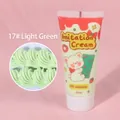 50ml light green simulation cream glue DIY material for handmade crafts in a soft tube - 50g + 1 Nozzle / 17# Light Green