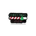 Broche émaillée Christmas Loading avec sapin vert et barre de chargement rouge - Chargement de Noël