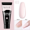 Soft pink extension nail gel in 15g tube for professional manicures and nail modeling - 03-Light Pink