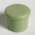 Food-grade light green silicone beer bottle cap with airtight sealing feature - Green