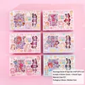 Pink PET cartoon sticker and tape set with 8 stickers and 4 tapes for DIY crafts - SZ-136 Girl Style Tape Set