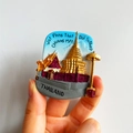 3D resin Thailand Chiang Mai souvenir magnet featuring Wat Phra That Doi Suthep temple - (8) Chiang Mai Thailand