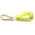 Multifunctional fluorescent yellow glove clip with durable metal carabiner hook - Yellow Upgraded Spring Buckle