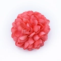 Artificial coral pink hydrangea flower head for DIY wedding and apparel decoration - Rose Red