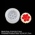Moule en silicone 3D pour tarte aux framboises pour pâtisserie et loisirs créatifs - Transparent Petit (B114) / Transparent B114 Petit