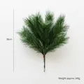 38cm artificial green pine needle branch for Christmas wreaths and holiday decorations - Pine Needle Cuttings