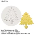 Round silicone mold for Christmas tree cake mousse with yellow tree finished product - 4# Christmas Tree B (Grey)
