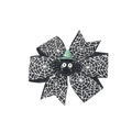 Halloween haarclip met wit spinnenwebpatroon en spin met groene hoed decoratie - 3# Spinnenweb Cartoon Spin
