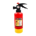 Jouet pistolet à eau en forme d'extincteur rouge et jaune avec poignée de pompe - Grand Style d'Extincteur de Simulation