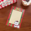 Cartoon puppy Christmas packaging card in red and green festive theme, size 9.5x14cm - Christmas Puppy Backing - Type 6
