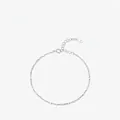 Minimalist S925 sterling silver bead chain bracelet with adjustable clasp for women - Silver