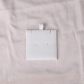 White velvet jewelry display pad with snap button for earring and necklace storage - Earring Display Insert (Light Grey) / 6x6cm Insert