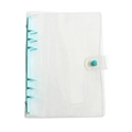 Light blue 6-ring binder in transparent PVC for diamond painting accessory storage - Storage Book / Blue