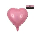 18-inch heart-shaped laser pink foil balloon with shimmering pearlescent effect for parties - 18-inch Heart Laser Pink