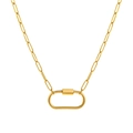 Collana con Moschettone a Graffetta (Oro)