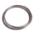 Silver memory wire coil for DIY jewelry making and beaded bracelet crafting projects - 20 Loops/Pack