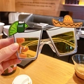 Funny cocktail party sunglasses with salt shaker and sombrero decorations - Cocktail Juice