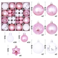 New 44Pcs Box (Pink White)