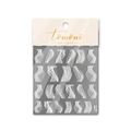 Autocollants d'ongles fumée blanche avec texture 5D pour décoration de manucure pro - Fumée Blanche (to1950)