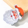 Molla per capelli Babbo Natale con cappello rosso e barba bianca accessorio natalizio - Babbo Natale A (D2-1-19)