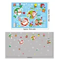 Christmas window stickers featuring Santa, polar bear and reindeer in 70x50cm layout - AMJ407 Christmas Pendant