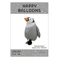 Walking penguin foil balloon for kids party decoration, 50x35cm animal balloon - Walking Penguin