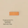 Miniature wooden craft block for Christmas scenes, 4x1.5x0.2cm DIY ornament base - No.102 - Wooden Rectangular Connector