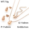 Rose Gold Jewelry Set (KS216503-KFC)