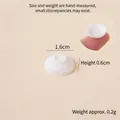 Miniature white ceramic bowl for dollhouse kitchen with vertical textured finish - 1.6cm Mini Textured Dish