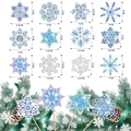 Weihnachts-Diamantmalerei-Schneeflocken-Stecker in Blau und Lila, verschiedene Größen - ZSB-12 (Charmante lila Schneeflocke)