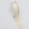 Ruban en velours crème double face en rouleau pour bricolage et emballage cadeau - 2,5cm de Large * 5 Yards de Long / Crème