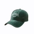 Cappellino da baseball verde scuro in cotone lavato con ricamo bianco California - Regolabile / Verde Scuro