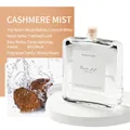 Square glass bottle reed diffuser in Cashmere Mist scent with coconut water and musk - Cashmere Mist