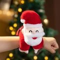 Roter Weihnachtsmann Plüsch Schnapparmband Zubehör für Kinder Weihnachtsfeier - 25cm / Weihnachtsmann