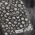 Autocollants 5D pour ongles fleurs de cerisier et nœuds, variante TS-473 - Pluie de Fleurs de Cerisier - Fleurs de Cerisier et Nœud (TS-473)
